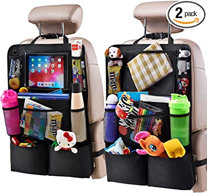 backseat car organizer for kids toys devices and snacks