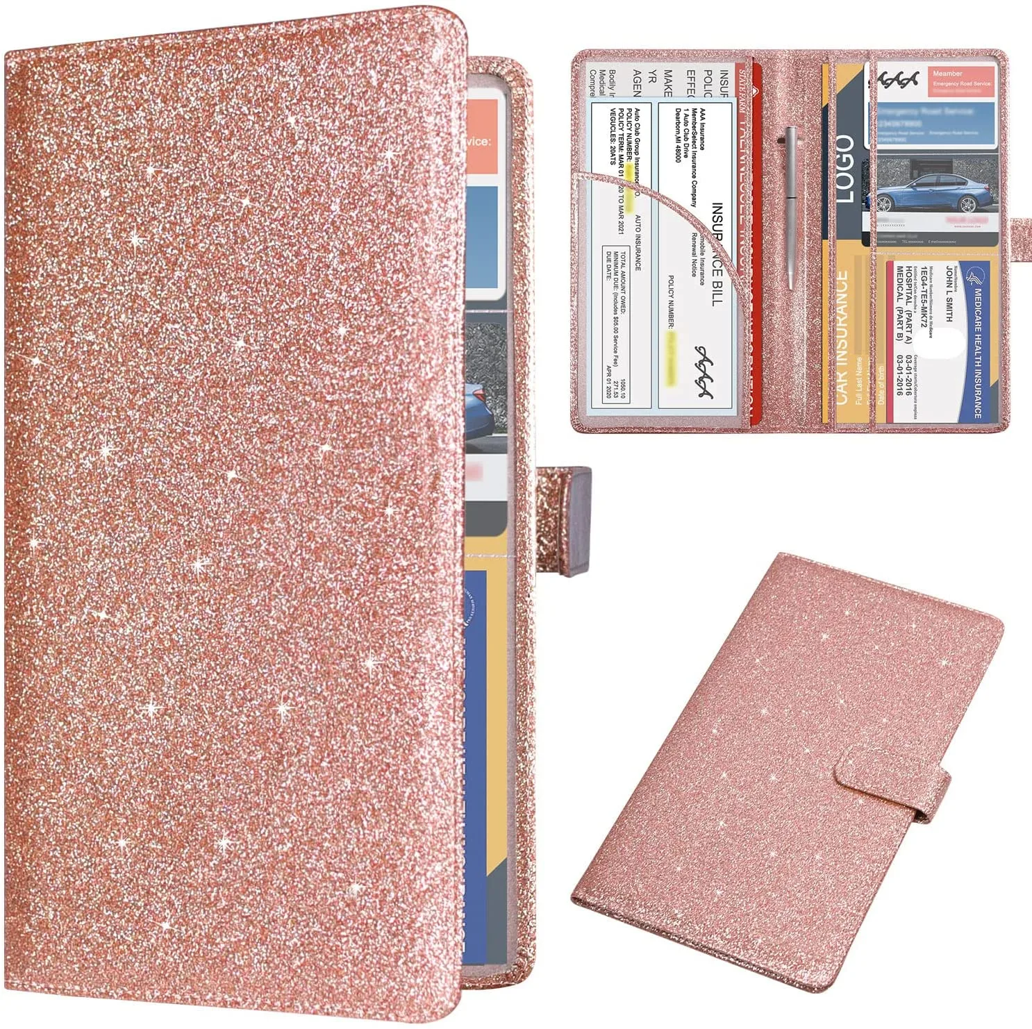 car registration holder organizer