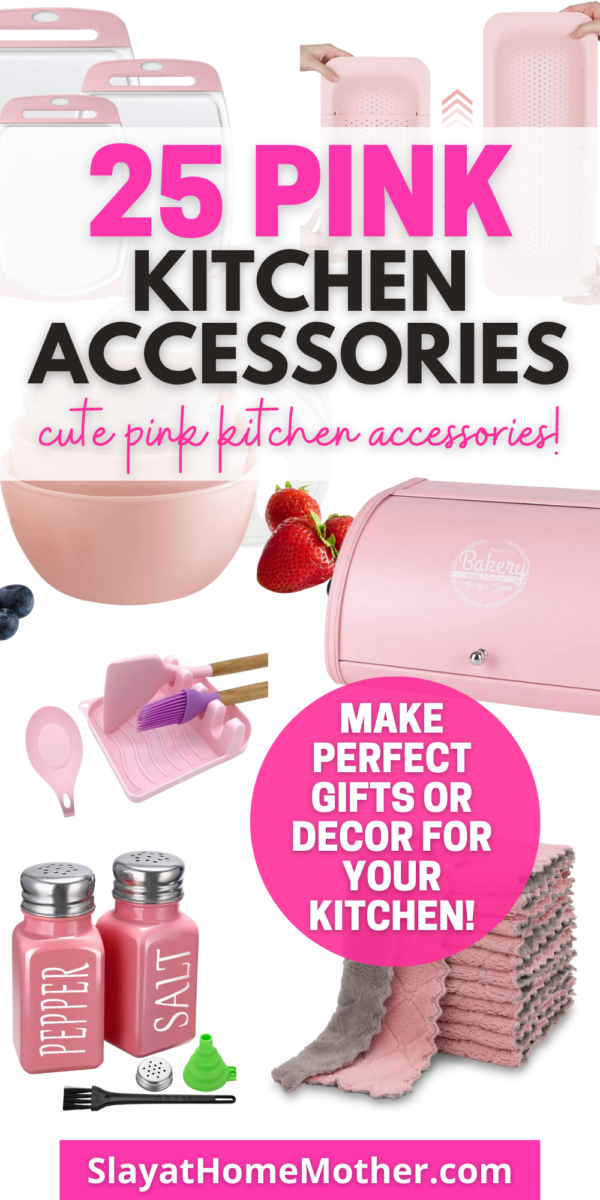 Pink Kitchen Accessories For Your Home (These Make Great Gifts!)