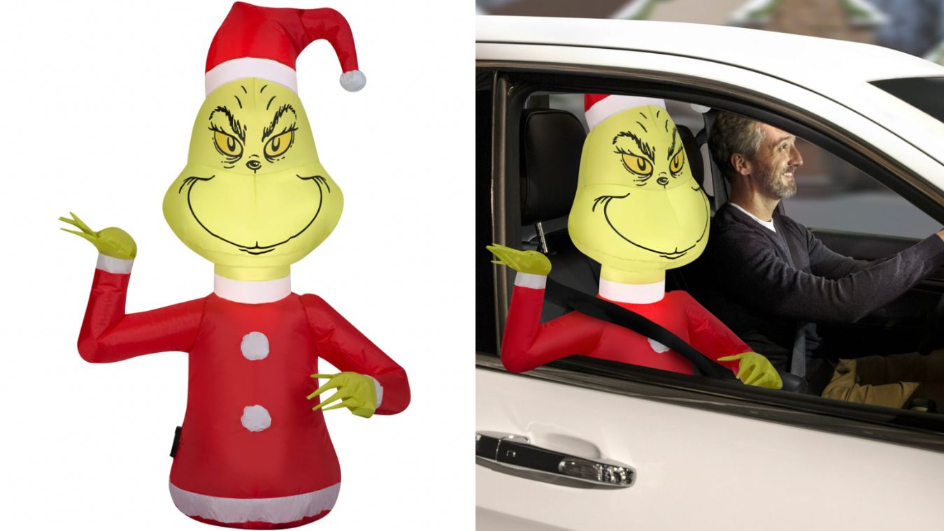 Inflatable Car Buddy - Perfect White Elephant Gift!