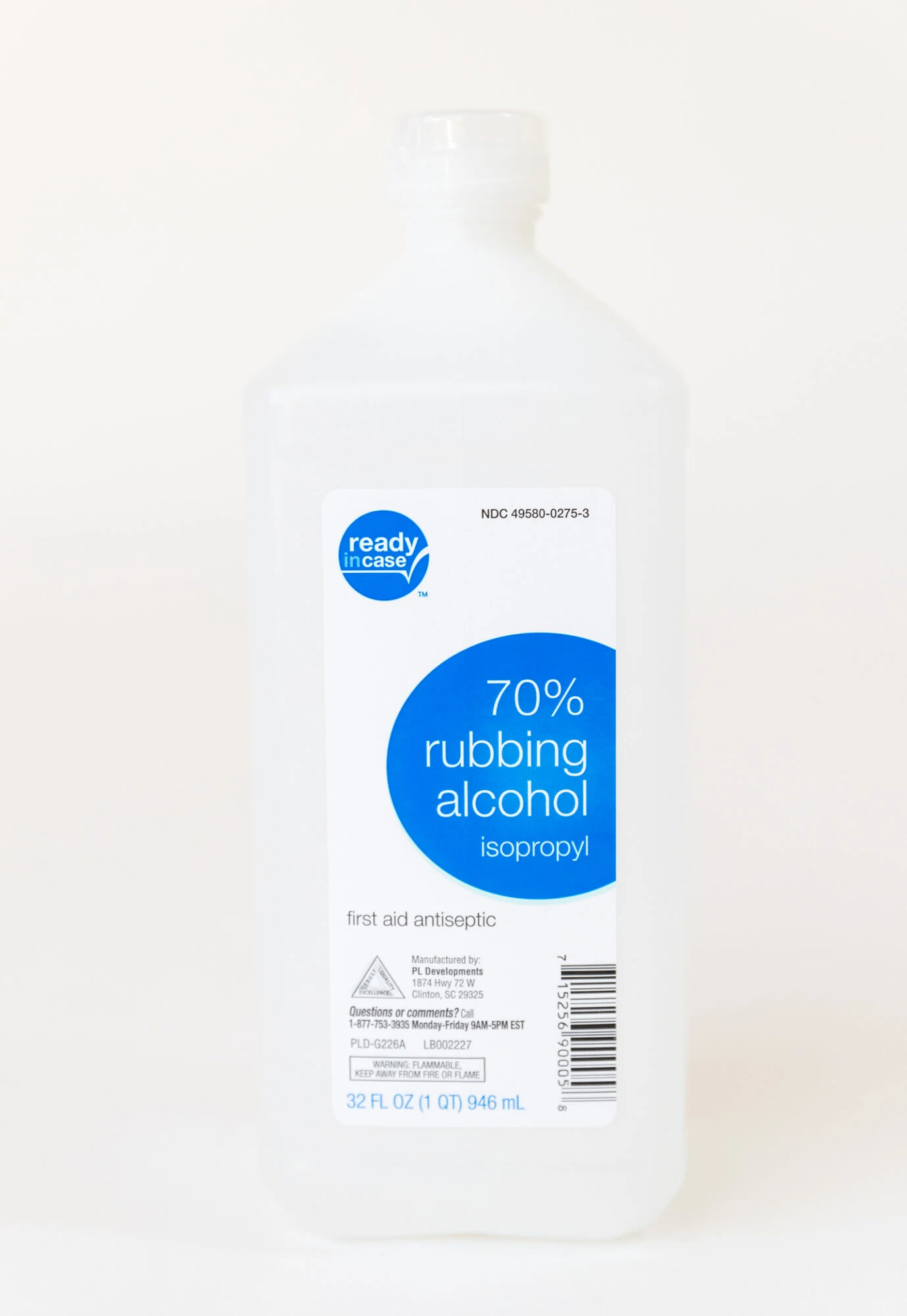 rubbing alcohol