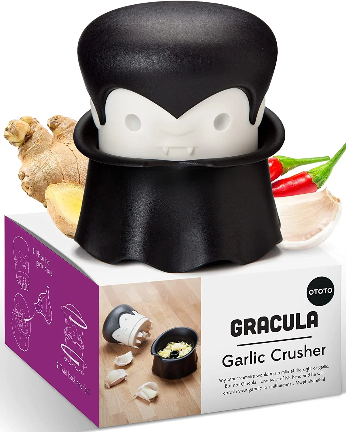 gracula garlic mincer tool