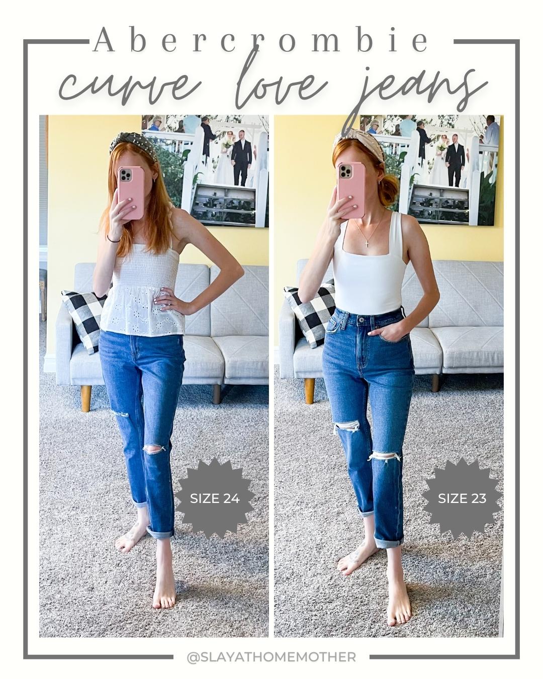 curve love jeans from abercrombie
