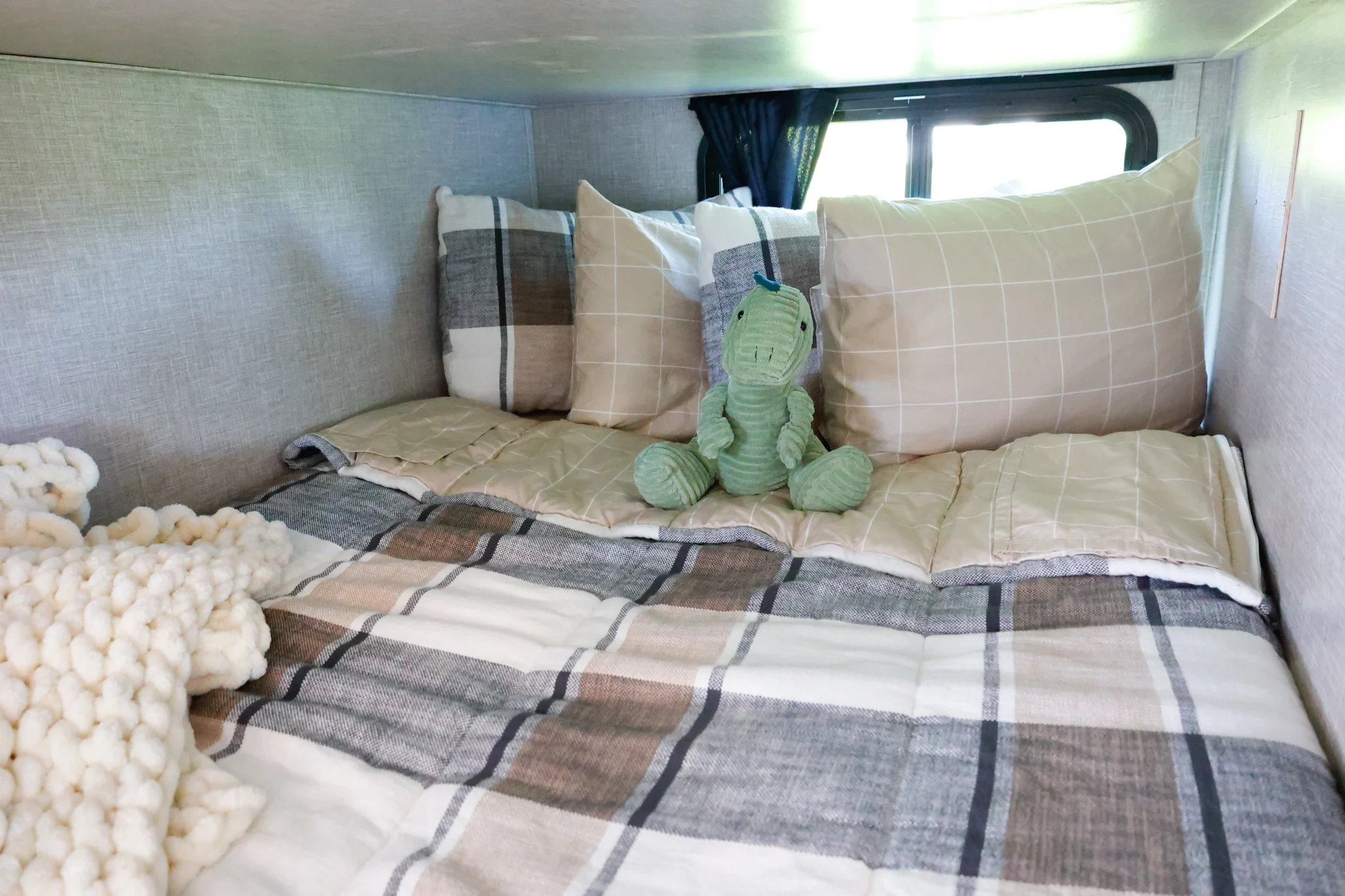 beddys erin luxe bed set in camper bunk beds