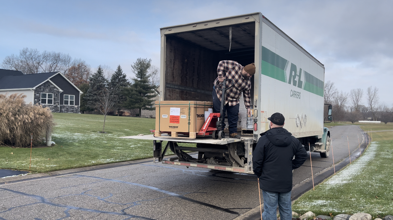 Thunder Bolt Truck Delivery