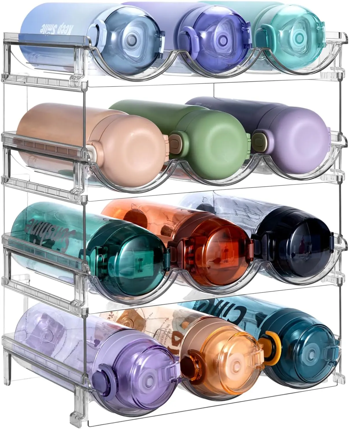 stackable water bottle organizer sale