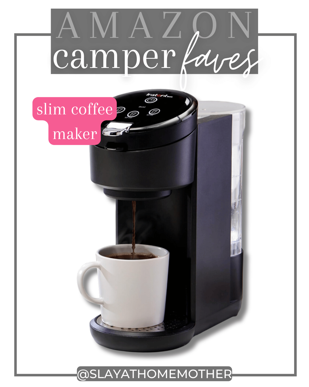 camping accessories for inside camper - coffee maker