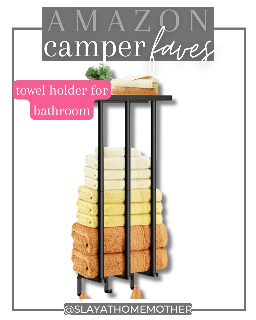 camping accessories for inside camper - towel holder