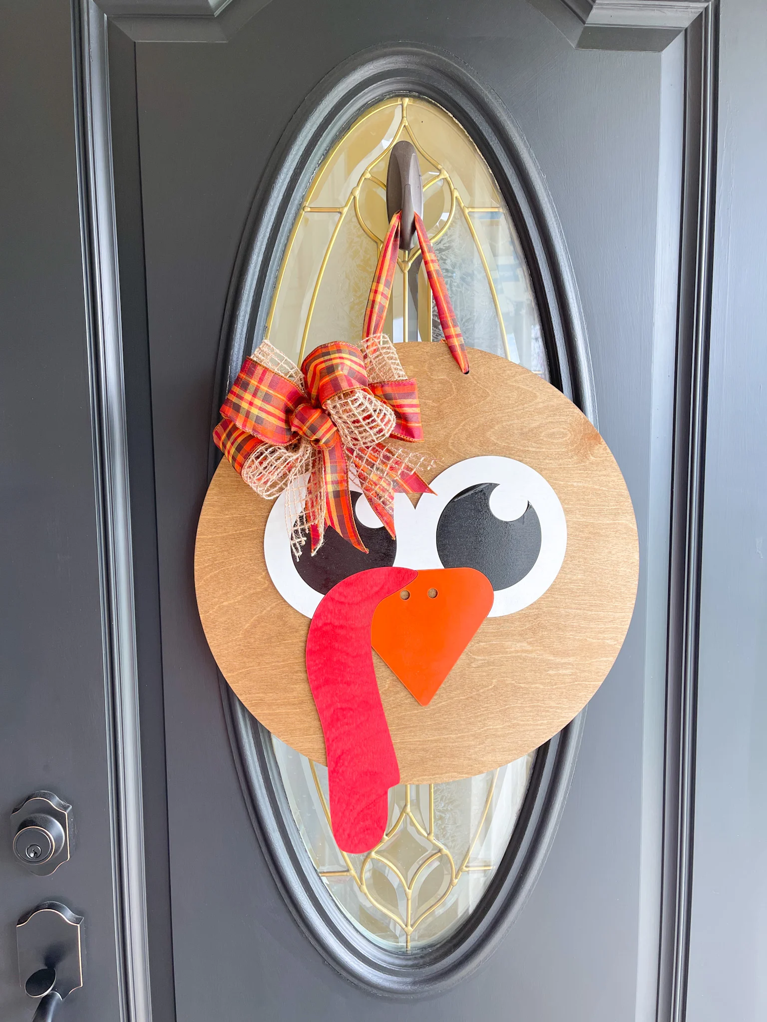 Finished Turkey Door Hanger