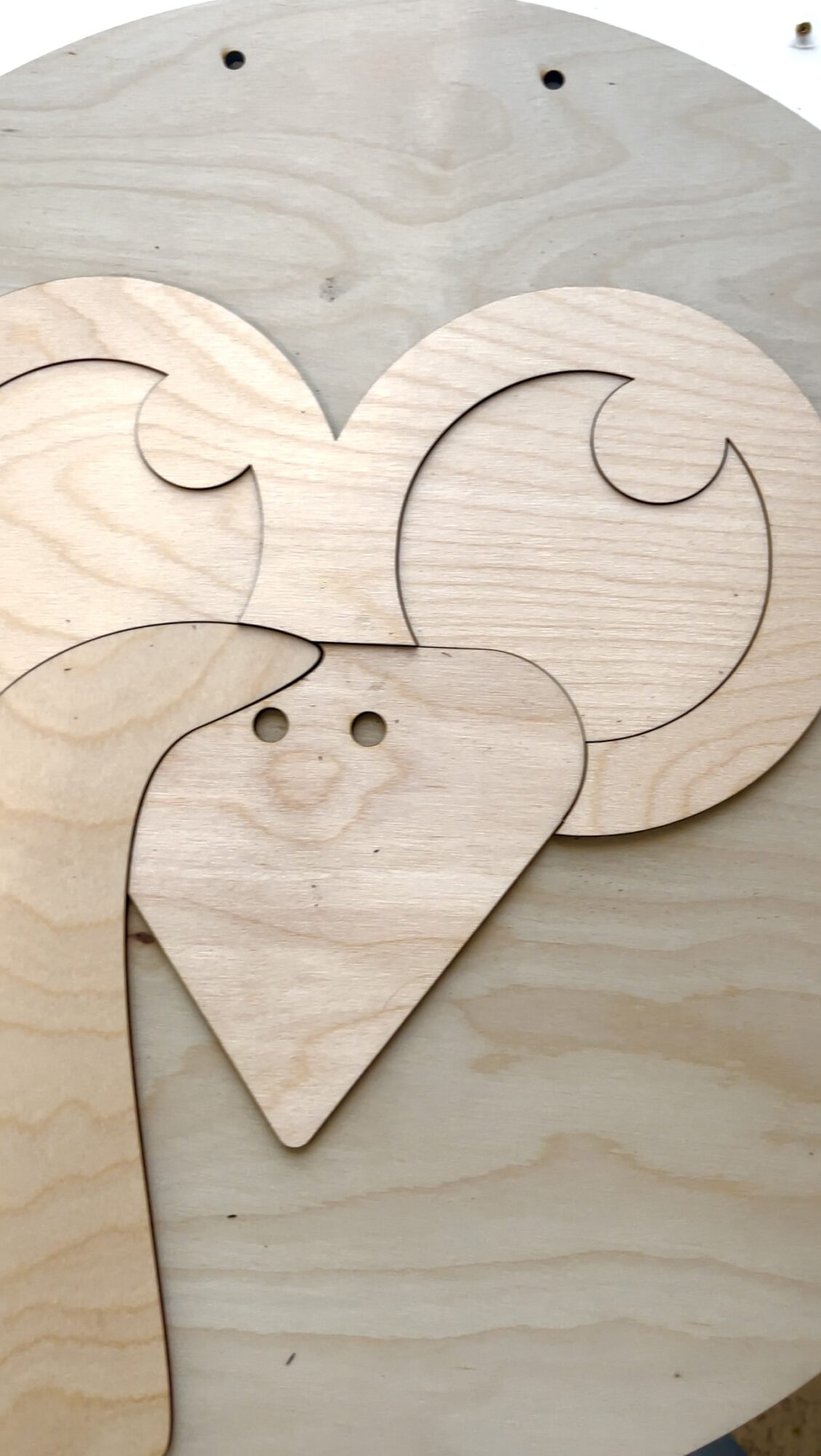 turkey door hanger pieces cut