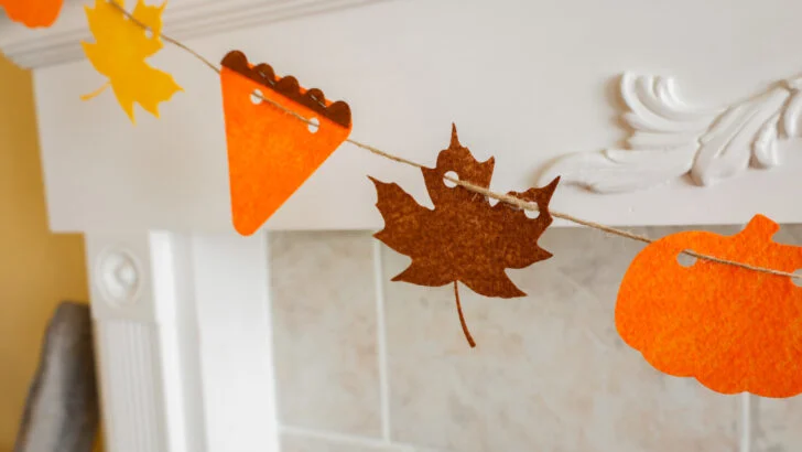 DIY Laser Cut File: Fall Felt Banner