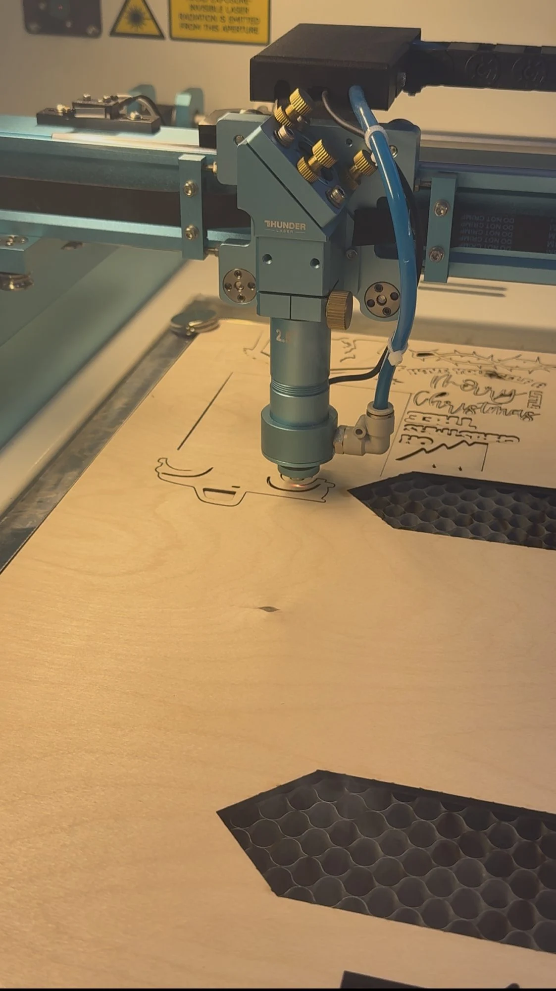 laser cut wood shapes finished