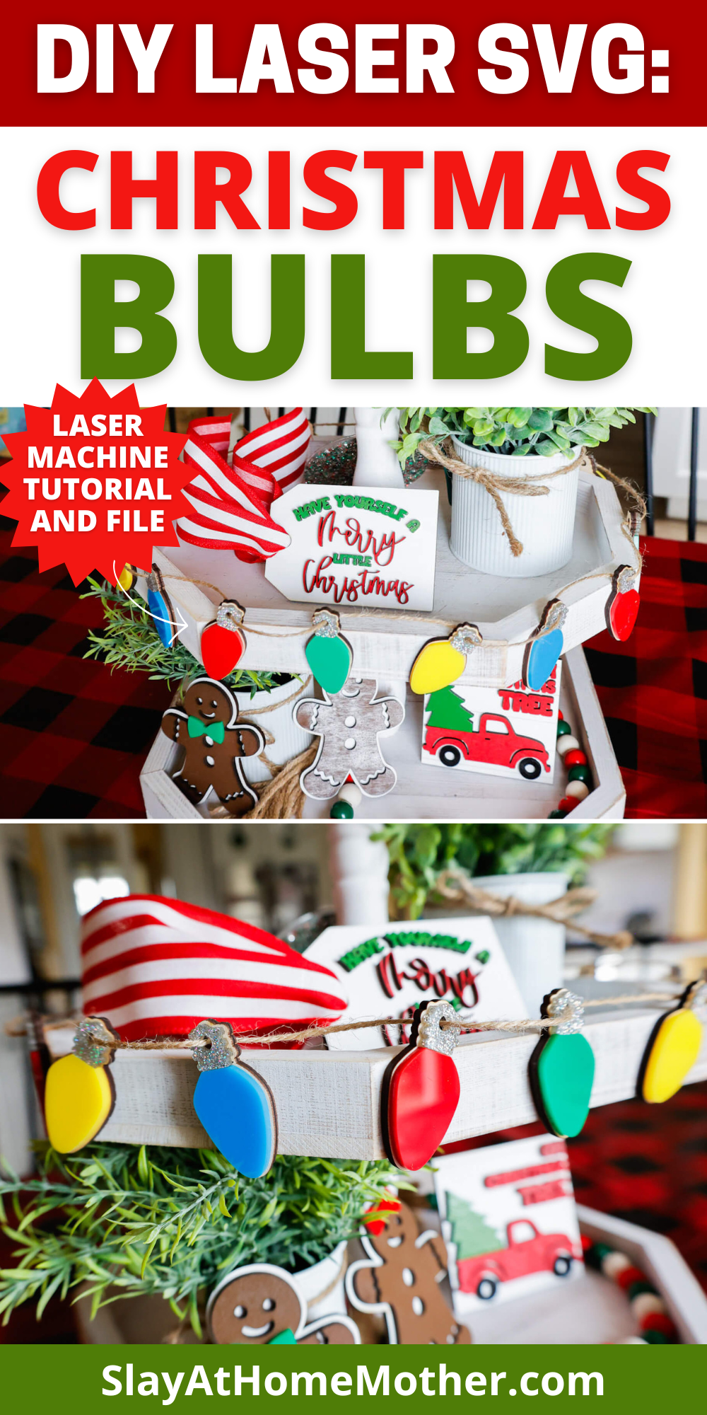 diy christmas lights svg garland