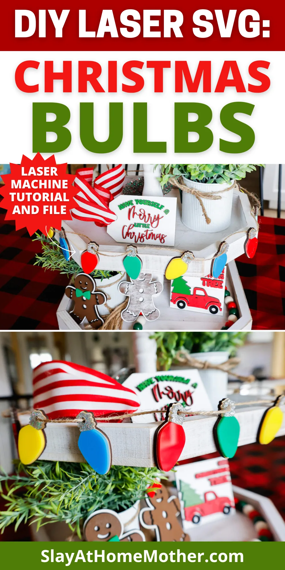 diy christmas lights svg garland