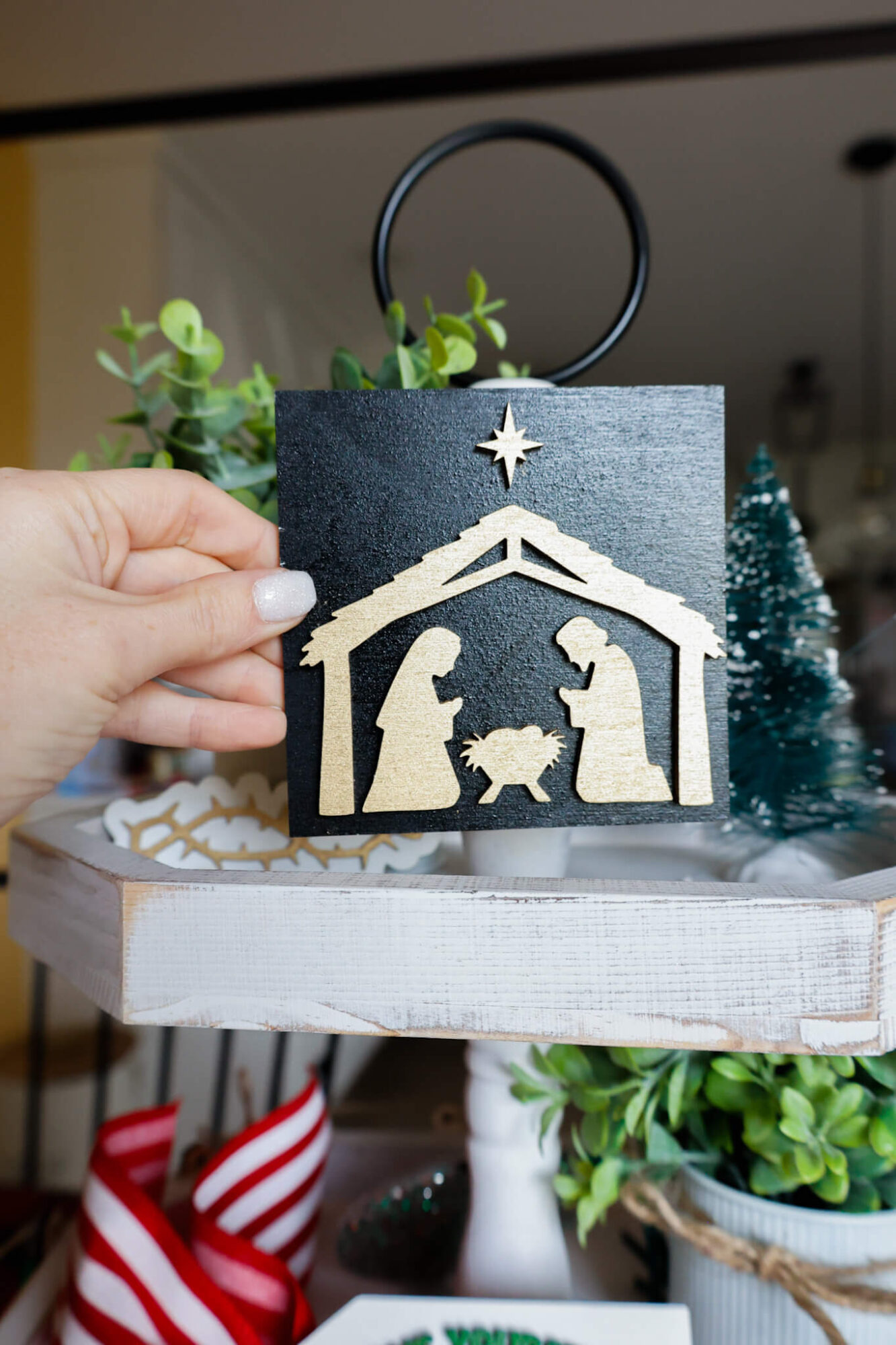 tiered tray decor diy thunder laser project _P6A1891