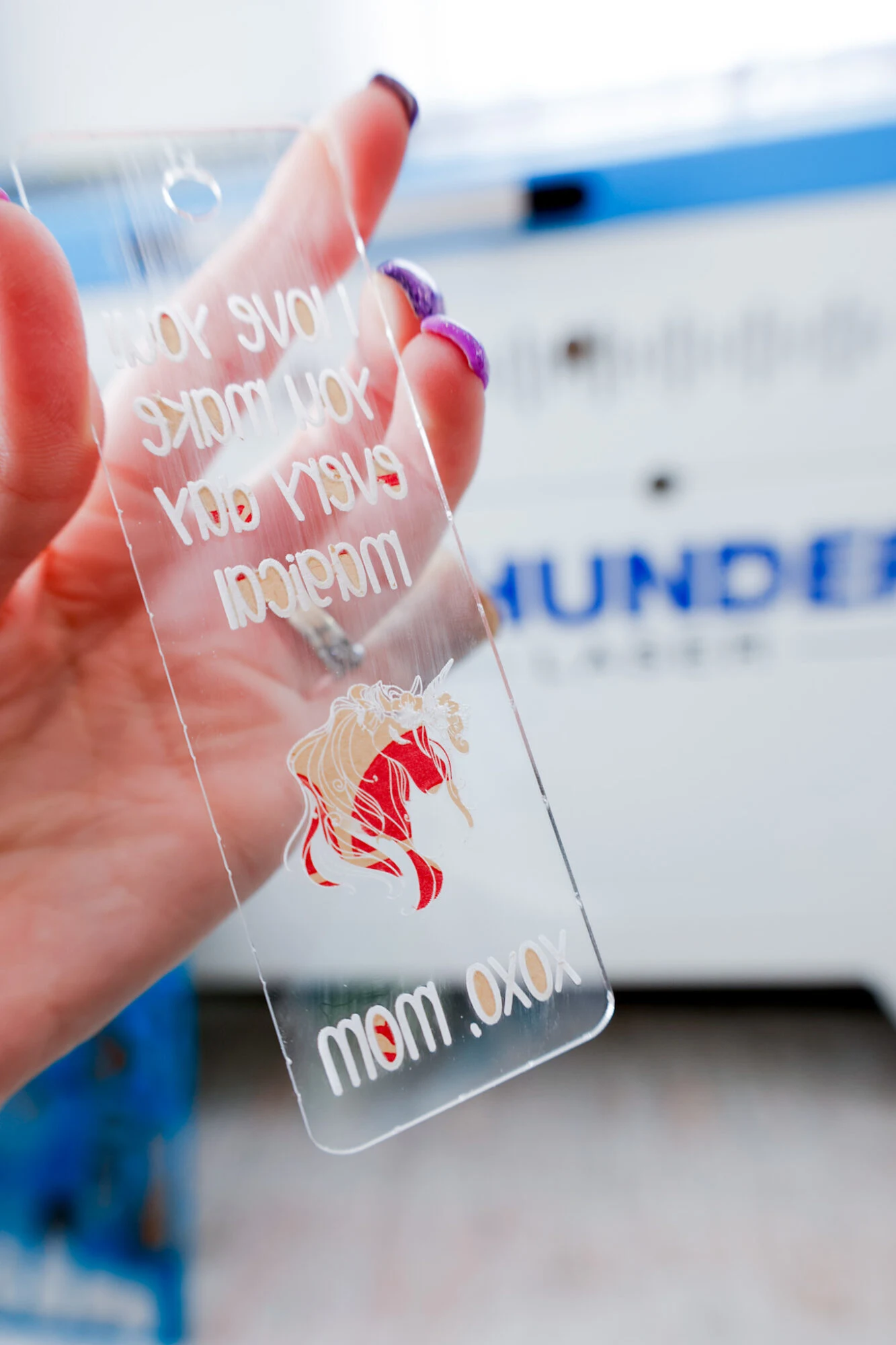 diy free svg laser engraved bookmarks